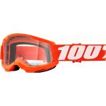 Occhiali MX 100% Strata 2 Junior Orange lente trasparente