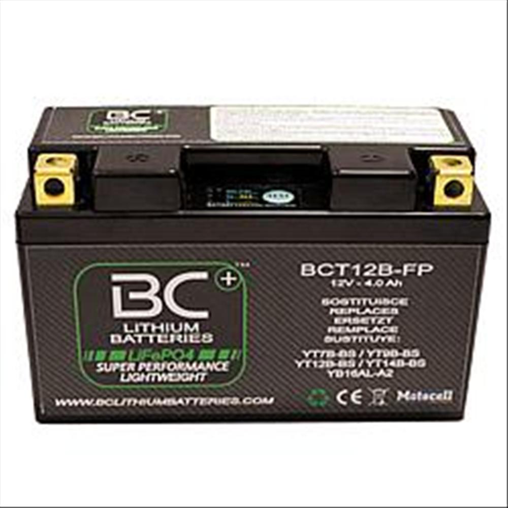 Batteria Moto Ioni di Litio BCT12B-FP-S 12V-10Ah, 150x65x92mm
